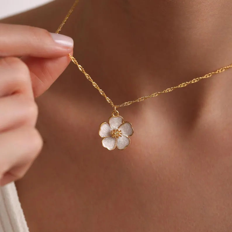 Sakura Flower Necklace